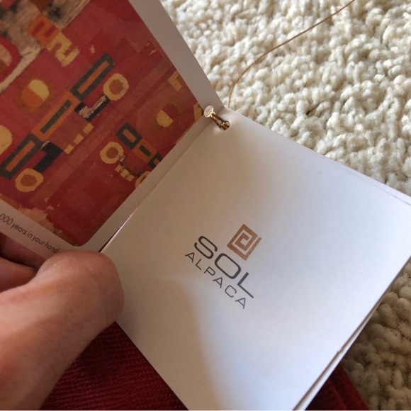 Tweed Pattern Peruvian Cardigan - Picture 5 of 5